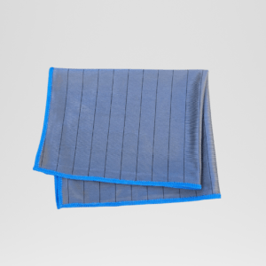 Carbon Glasdoek 40x50cm Grijs